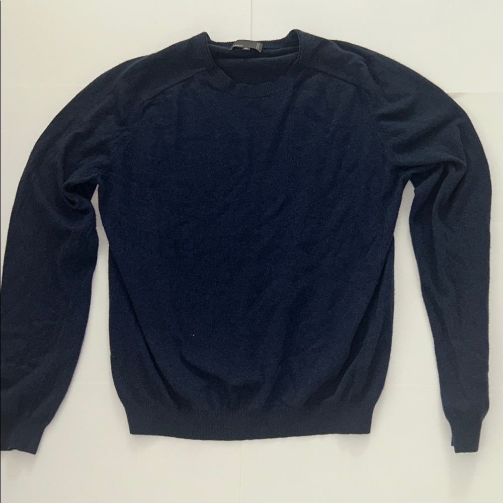Vince Navy Blue Cashmere Blend Crewneck Sweater XL